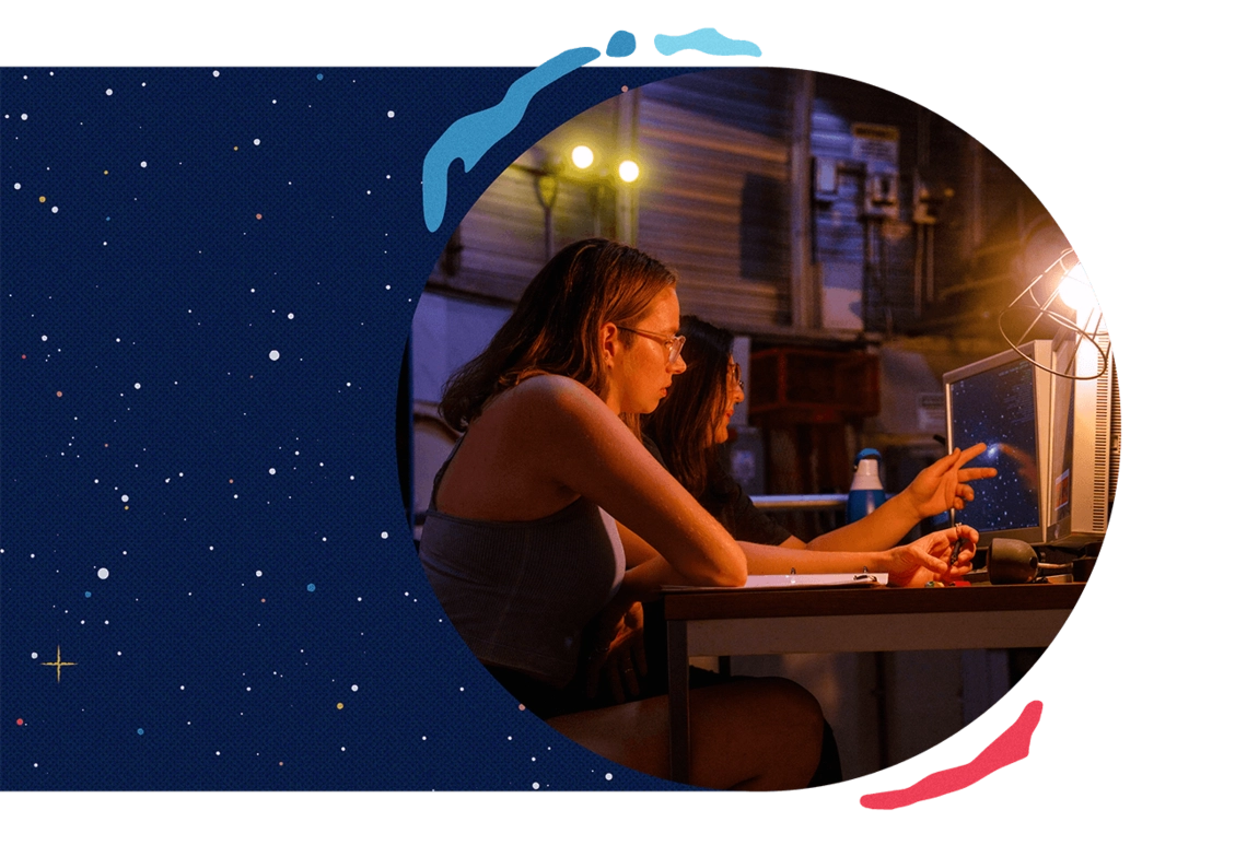 University of Arizona students studying together