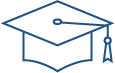 Icon graphic for 'Graduate Programs'