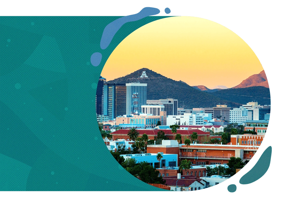 A mountain in Tucson Arizona